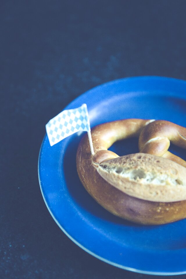 Characteristic beer garden bread