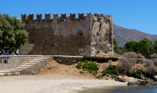 Bourtzi castle Karystos Euboea Greece photo
