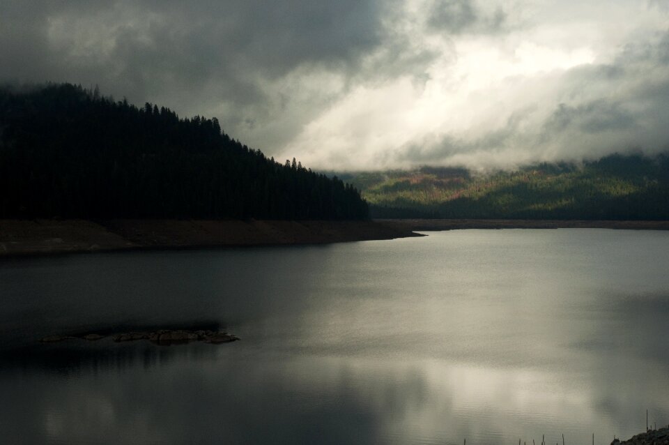 Clouds lake weather