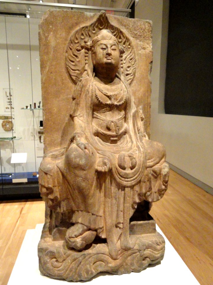 Bodhisattva, Anyang, Henan Province, China, Lioa or Jin Dynasty, 11th-12th century, marble - Royal Ontario Museum - DSC09815