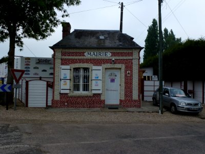 Bournainville-Faverolles (Eure, Fr) ancienne mairie