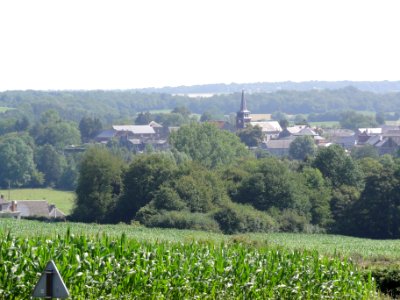 Bousignies-sur-Roc (Nord, Fr) vue du village