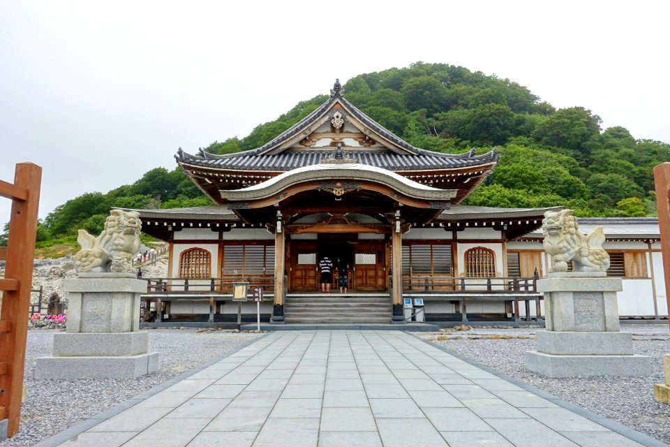 Bodaiji main temple, Mount Osore - Mutsu, Aomori - DSC00404
