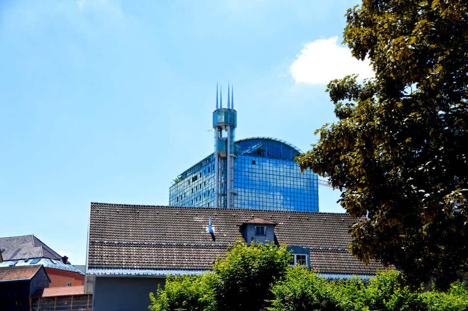 Hotel tower pointed