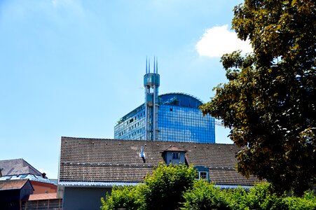 Hotel tower pointed