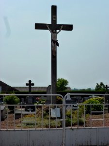 Boëseghem (Nord, Fr) croix de cimetière