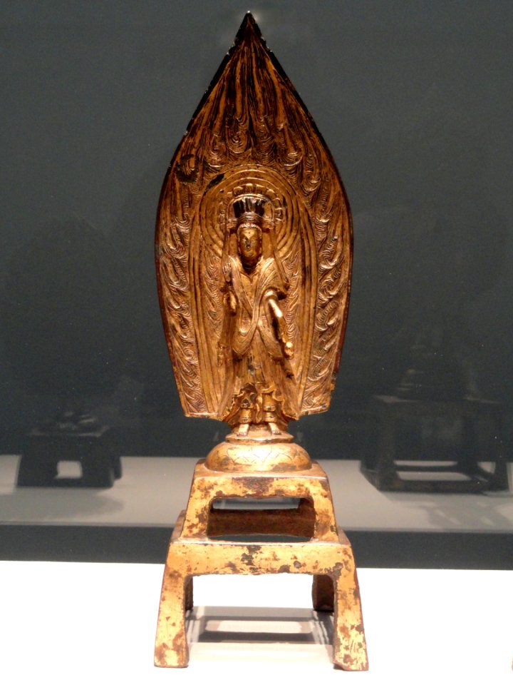 Boddhisattva figurine, Hebei province, Northern Wei dynasty, 520 AD, gilt bronze - Freer Gallery of Art - DSC05740