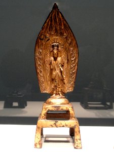 Boddhisattva figurine, Hebei province, Northern Wei dynasty, 520 AD, gilt bronze - Freer Gallery of Art - DSC05740