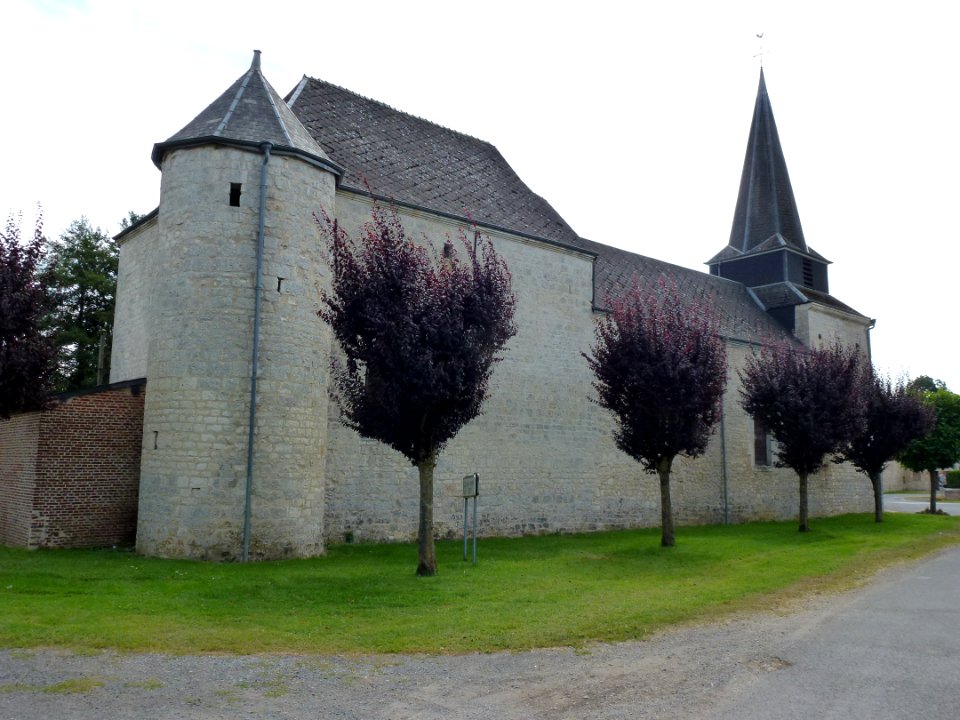 Bossus-lès-Rumigny (Ardennes) Église Saint-Martin, chevet