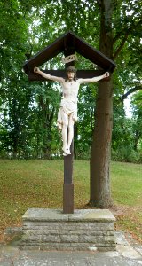 Borgentreich - Wegekreuz an der Apolloniakapelle