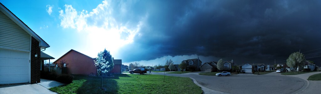 Sky thunderstorm rain photo