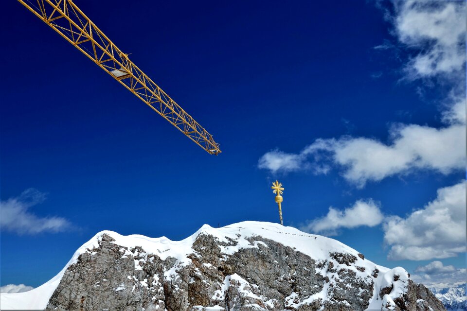 Construction work baukran site