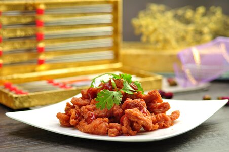 Gourmet meat fried meat