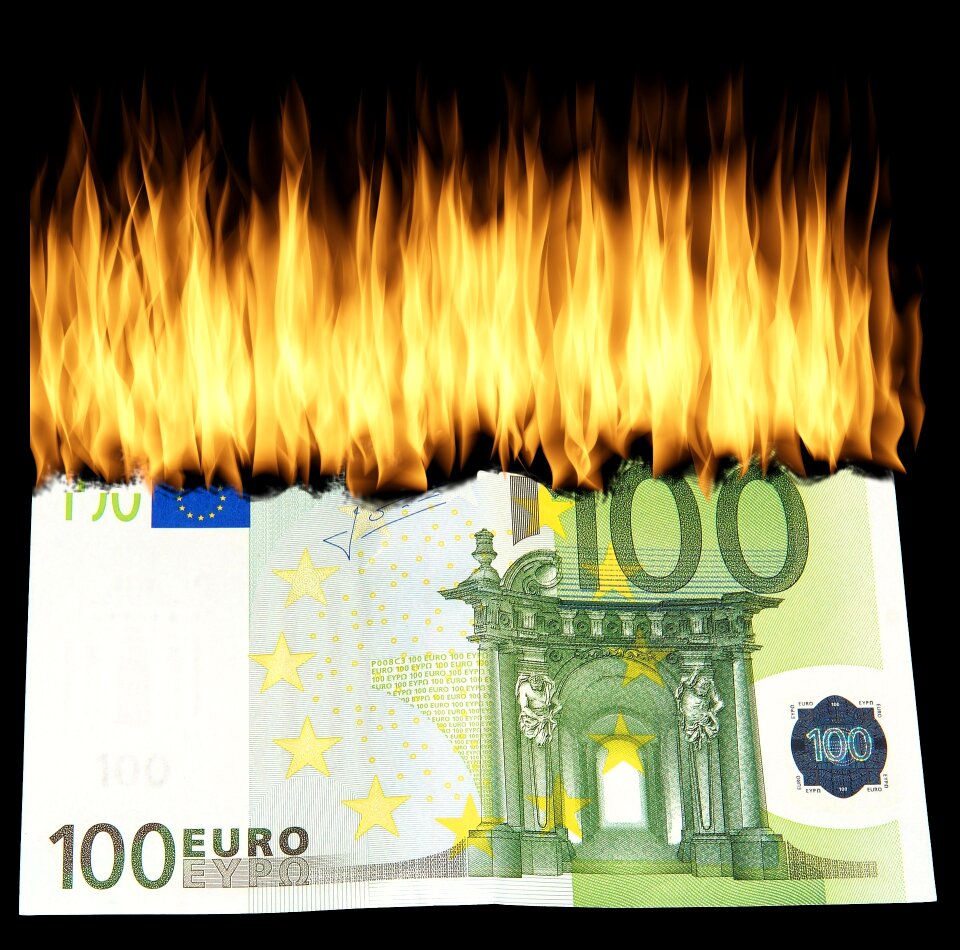 Finance fire burn