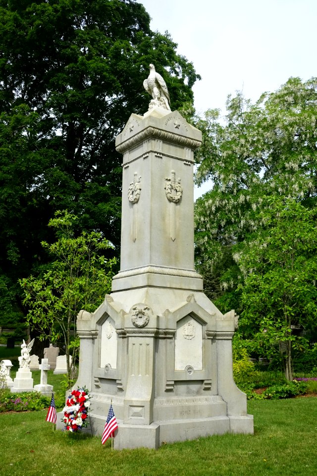 Boston Independent Corps of Cadets memorial - Mount Auburn Cemetery - DSC04120