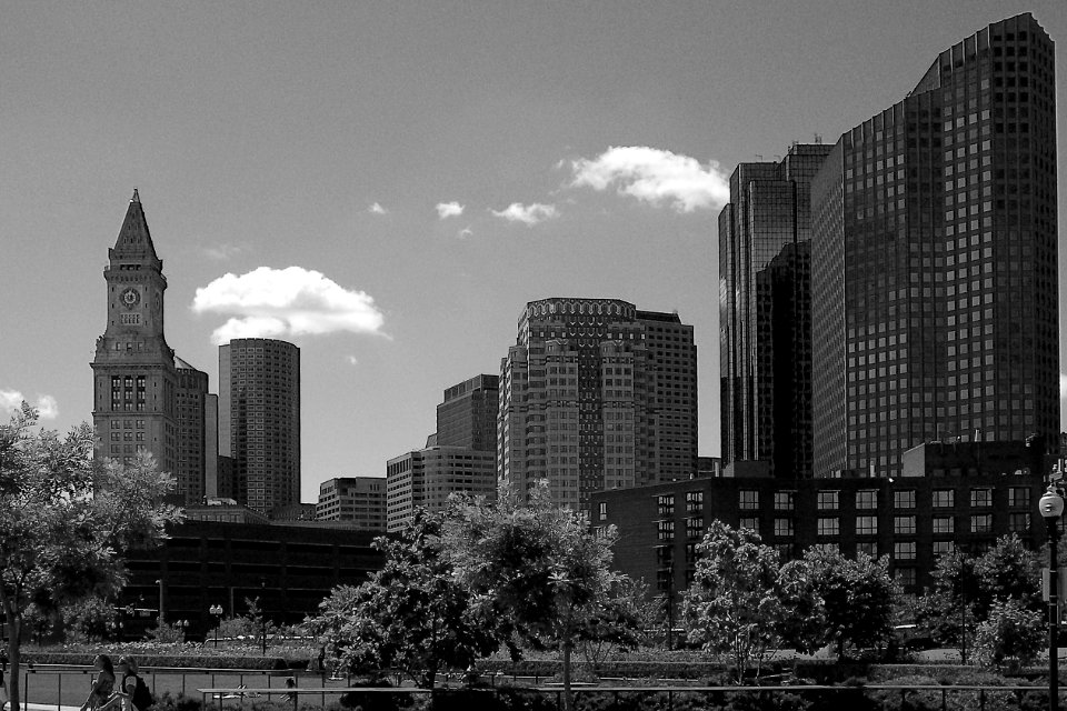 Boston skyline from North End, 2012-06-28