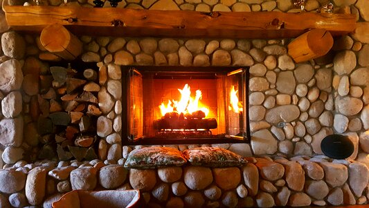 Interior warm place