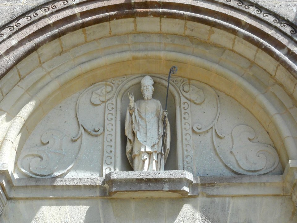 Bosville (Seine-Mar.) Église Saint-Samson tympan