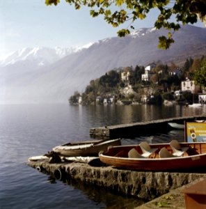 Boten in de haven van Ascona, Bestanddeelnr 254-6085