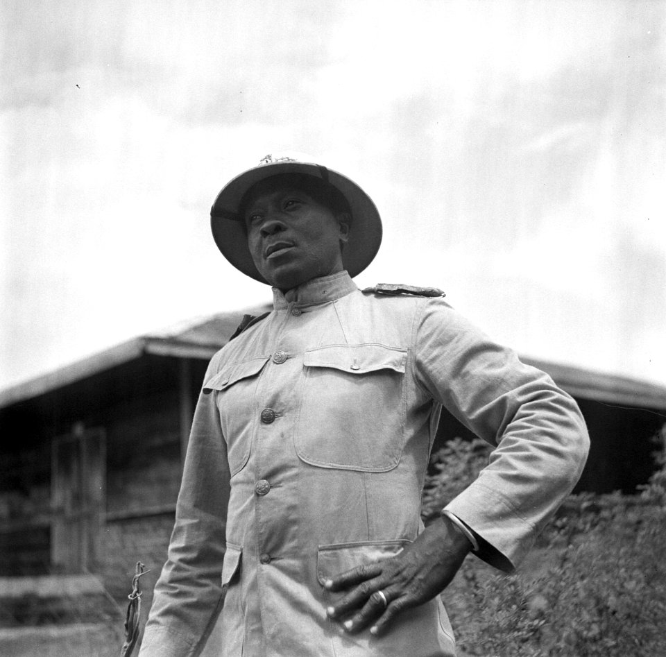Boslandcreoolkapitein Lante Kanade van Langetabbetje in Suriname, Bestanddeelnr 252-6706