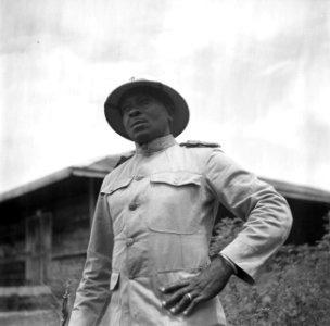 Boslandcreoolkapitein Lante Kanade van Langetabbetje in Suriname, Bestanddeelnr 252-6706
