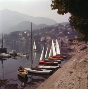 Boten in de haven van Ascona, Bestanddeelnr 254-6082
