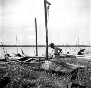Boten bij Albina in Suriname, Bestanddeelnr 252-6634