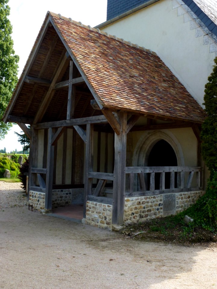 Bosrobert (Eure, Fr) porche de l'église