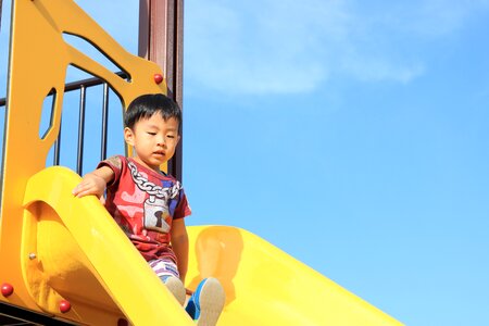 Slide playground equipment play
