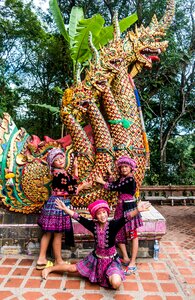 Children girls thailand portrait photo