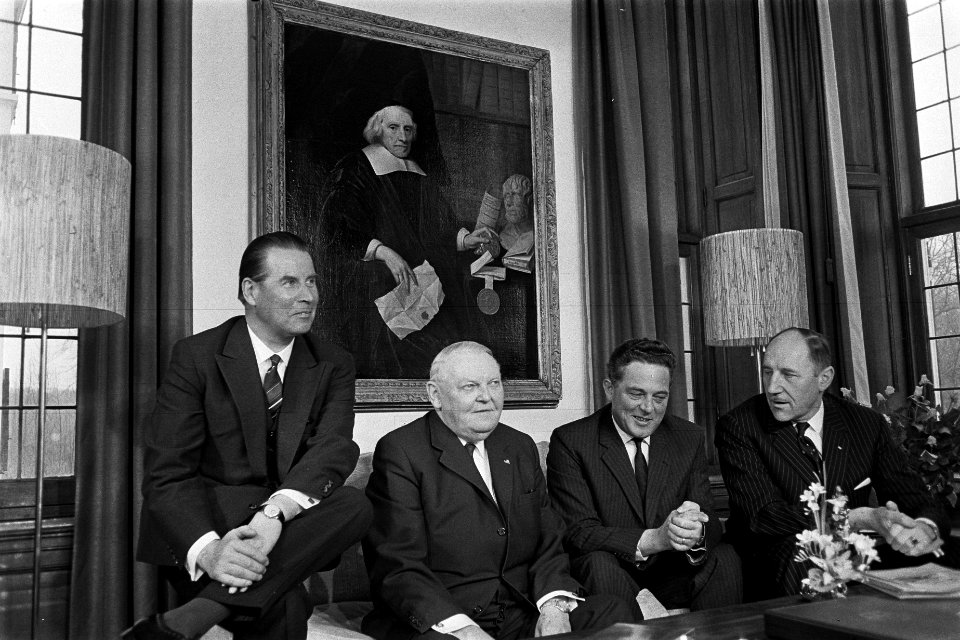 Bondskanselier Ludwig Erhard in Holland, bondskanselier Erhard bracht bezoek aan, Bestanddeelnr 916-1263