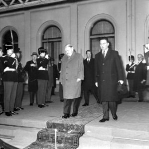 Bondskanselier Ludwig Erhard in Holland, Erhard en Marijnen, Bestanddeelnr 916-1258