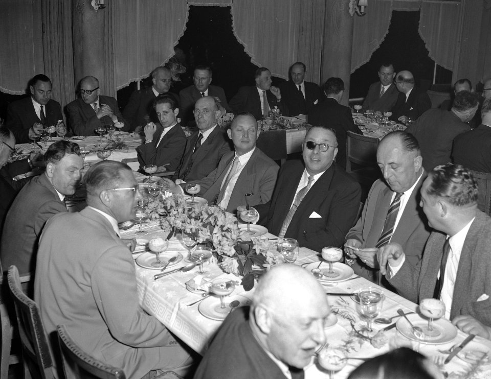 Bond van Groothandelaren, congres en diner Amsterdam, Bestanddeelnr 907-0869