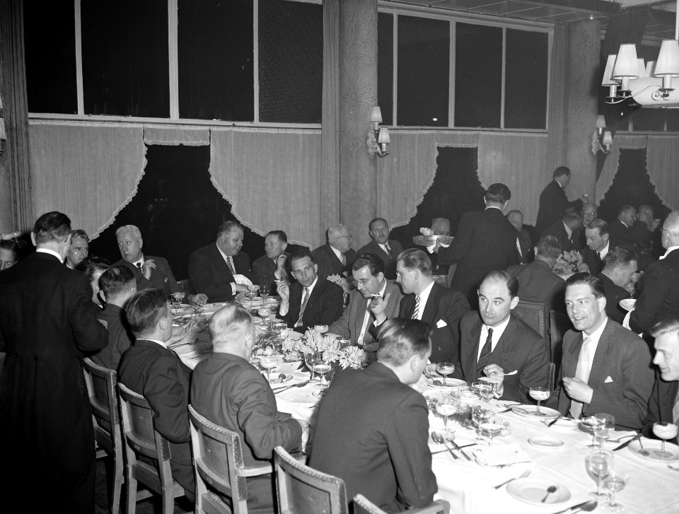 Bond van Groothandelaren, congres en diner Amsterdam, Bestanddeelnr 907-0863