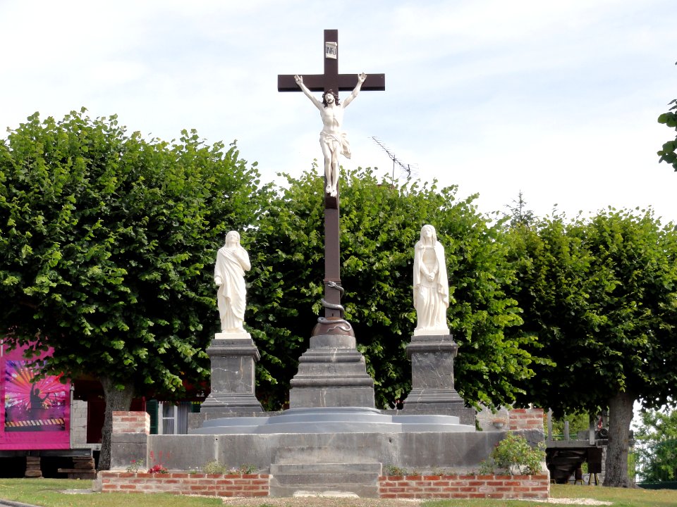 Boncourt (Aisne) le grand calvaire