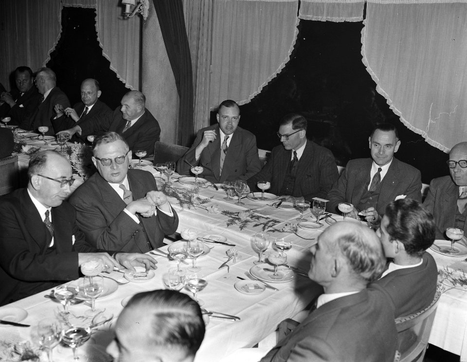 Bond van Groothandelaren, congres en diner Amsterdam, Bestanddeelnr 907-0880