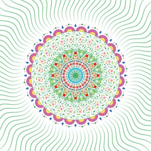 Hand ornament hand drawn mandala