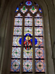 Bomy (Pas-de-Calais, Fr) église Saint-Vaast vitrail 03