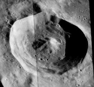 Bok crater AS17-P-1636-1638