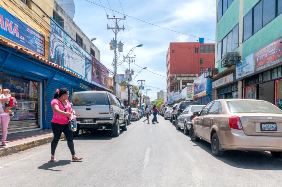 Bolívar Avenue in Porlamar, Isla Margarita