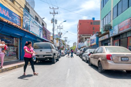 Bolívar Avenue in Porlamar, Isla Margarita