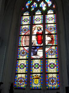 Bomy (Pas-de-Calais, Fr) église Saint-Vaast vitrail 02