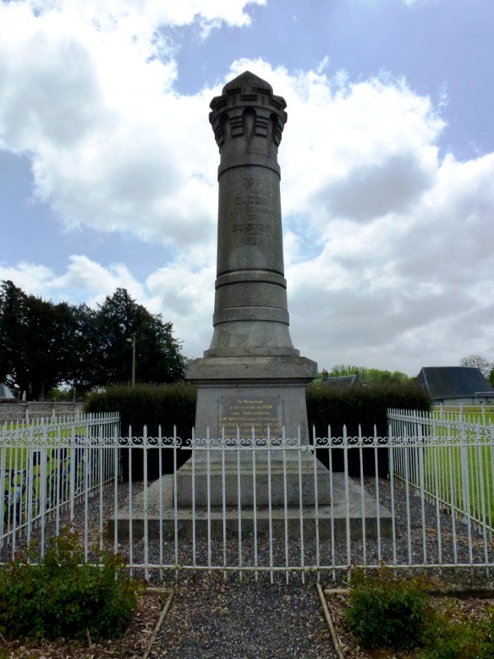 Boisney (Eure, Fr) mémorial 1904