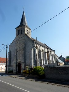 Bonningues-lès-Ardres (Pas-de-Calais) église, extérieur