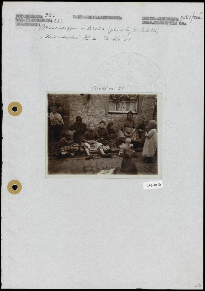 Bonen doppen, Bestanddeelnr 256-1870