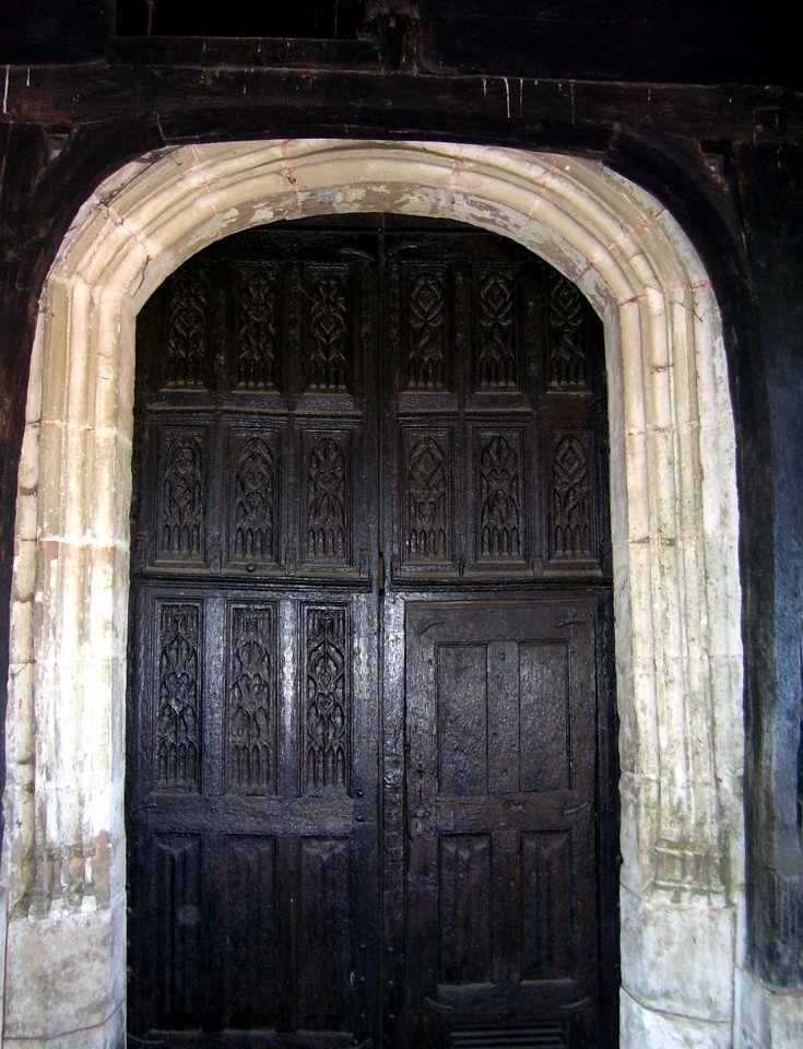 Boissy-Lamberville porte d'église