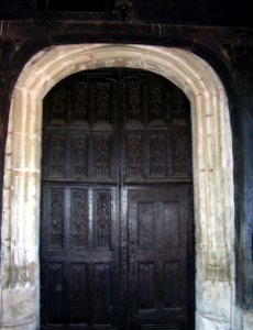 Boissy-Lamberville porte d'église