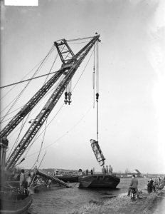 Bok met 10 ton gekapseisd bij Bennebroek, Bestanddeelnr 903-8482