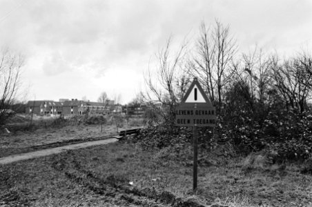 Bord levensgevaar, geen toegang, Bestanddeelnr 932-4549