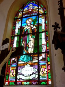 Bonningues-lès-Ardres (Pas-de-Calais) église, vitrail 03